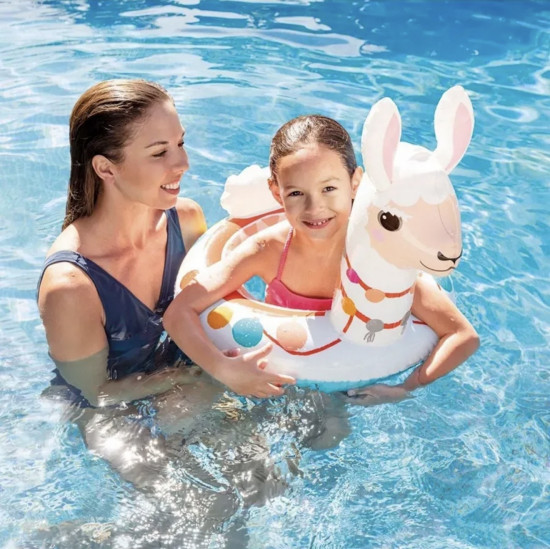 Надувной круг для плавания детский «Лама»