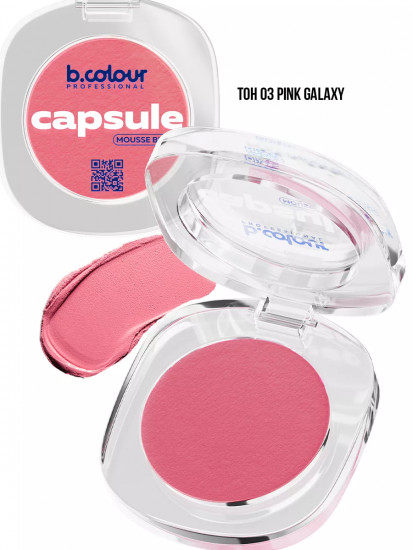 Румяна для лица муссовые, оттенок 03 Pink galaxy