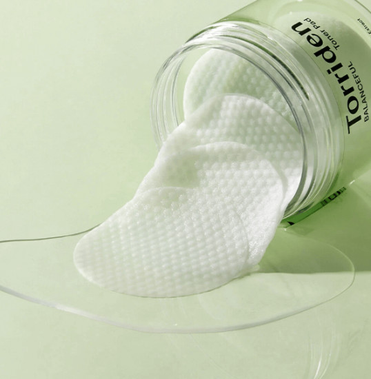 Успокаивающие тонер-пэды с комплексом центеллы и LHA-кислотой «Balanceful Cica Toner Pad»