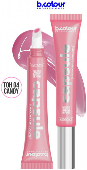 Блеск для губ зеркальный с 3D эффектом, тон 04 Candy