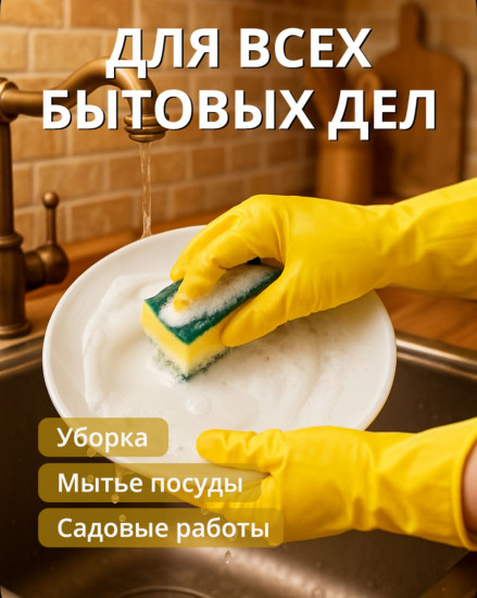 Набор перчаток хозяйственных