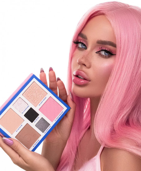 Палетка для лица и глаз контурирующая, оттенок 02 Super power