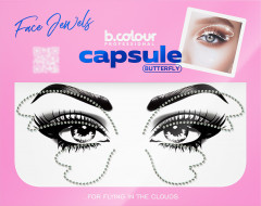 Стразы самоклеящиеся для лица «Face Jewels. Butterfly» - Фото 1