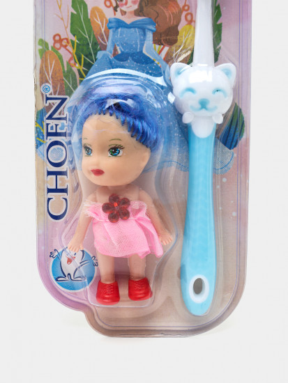 Зубная щетка + кукла