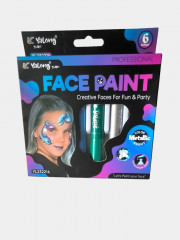 Аквагрим металлик реңкімен - Фото 4