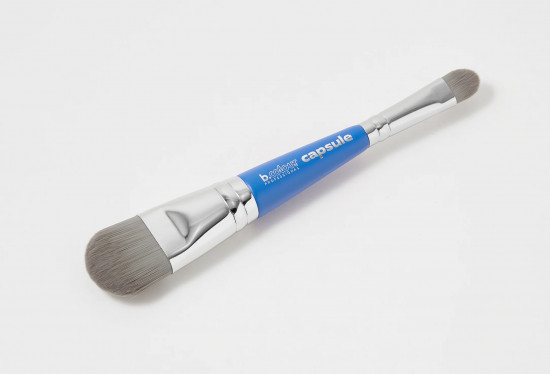 Кисть для макияжа лица 2 в 1 № 04