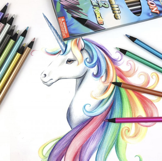 Набор цветных карандашей «Metallic»