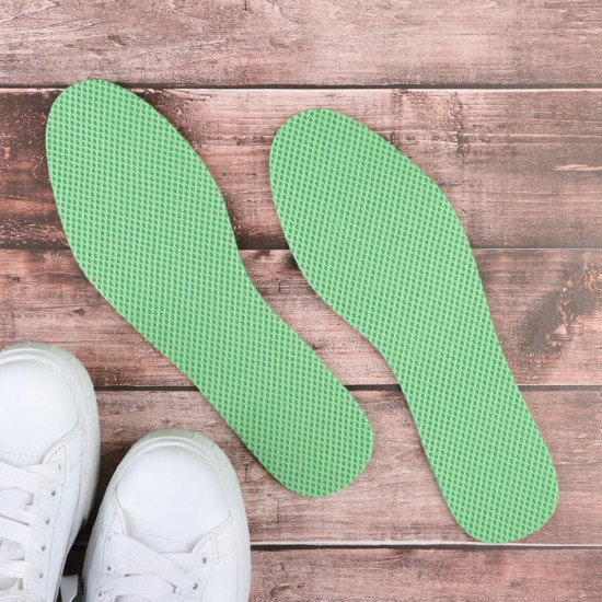 Стельки для обуви универсальные антибактериальные, с запахом мяты