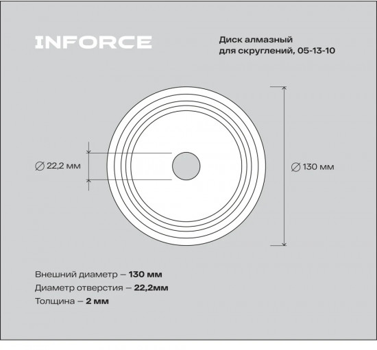 Диск алмазный для скруглений