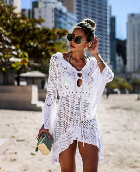 Туника-платье женское пляжное