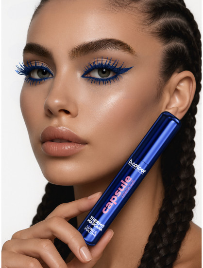 Термотушь для ресниц удлиняющая «Thermo Mascara Long&Volume», оттенок 07 Midnight blue