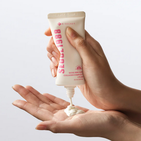 Солнцезащитный крем для лица «Seoul 1988 Sun Collagen+Plum» SPF 50+ PA++++