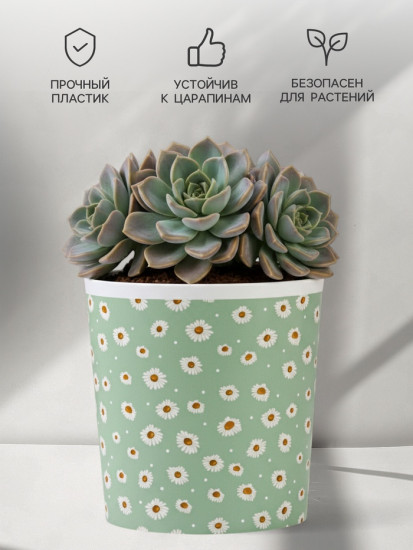 Кашпо для цветов «Ромашки»