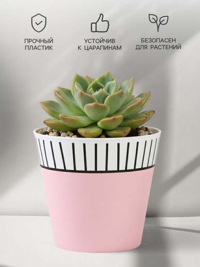 Кашпо для цветов «Розовое»