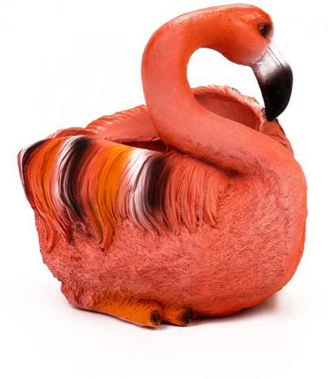 Фигурное кашпо «Фламинго»
