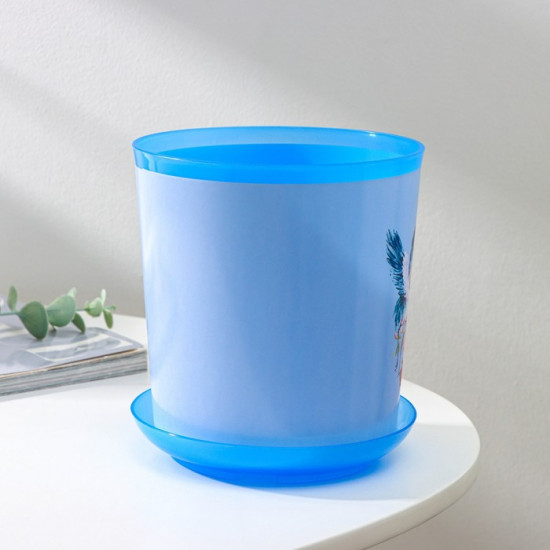 Горшок для цветов с поддоном «Танец журавлей»