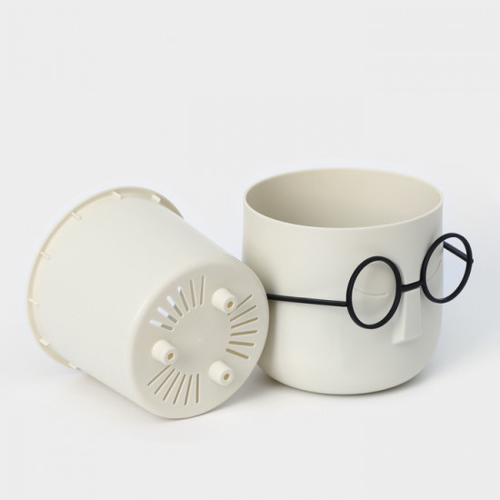 Кашпо для цветов со вставкой «Стив»