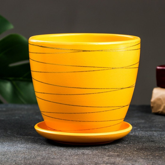 Горшок цветочный с поддоном «Магнолия»