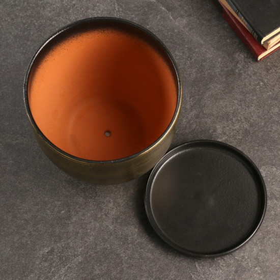 Горшок цветочный с поддоном «Изысканность»