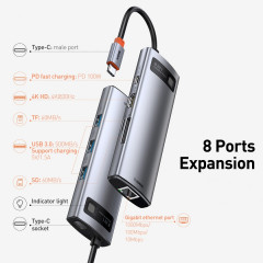 Док-станция Metal Gleam 8in1 CAHUB-CV0G - Фото 5