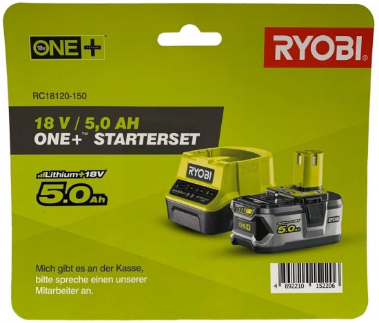 Аккумулятор и зарядное устройство ONE+ RC18120-150