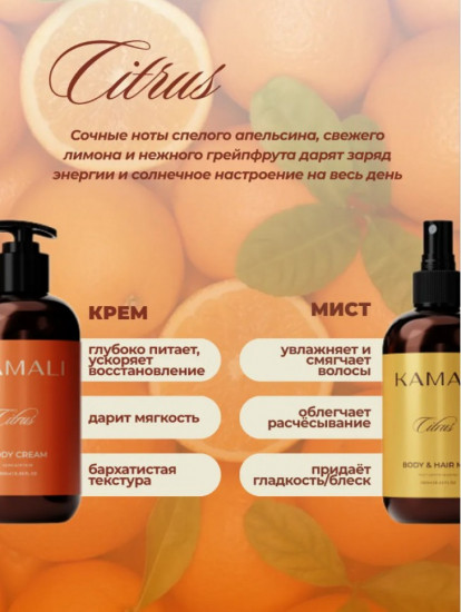 Набор уходовый для тела и волос Citrus