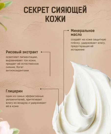 Увлажняющий крем для рук с рисовым экстрактом