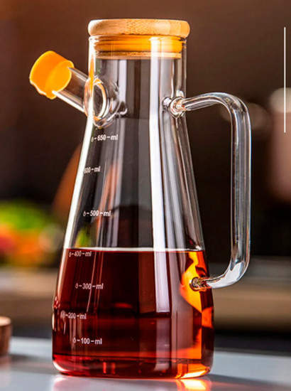 Бутылка-графин стеклянная для масла