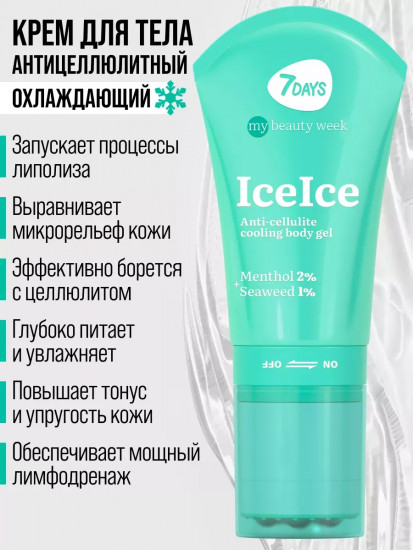 Гель для тела антицеллюлитный охлаждающий «IceIce»