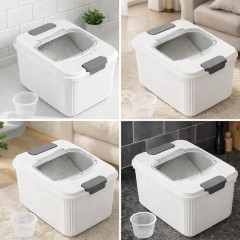 Контейнер для сыпучих продуктов с мерным стаканом - Фото 2