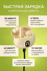 Беспроводные наушники Bluetooth TWS - Фото 2