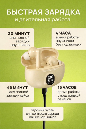 Беспроводные наушники Bluetooth TWS