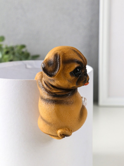 Фигурка для флорариума «Маленький мопс»