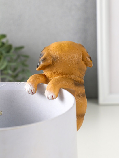 Фигурка для флорариума «Маленький мопс»