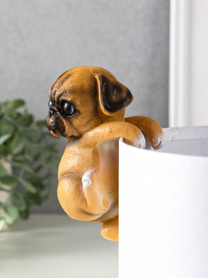 Фигурка для флорариума «Маленький мопс»