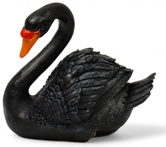 Садовая фигура из полистоуна «Лебедь»