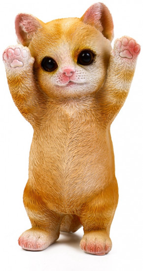 Садовая фигура из полистоуна «Котёнок»