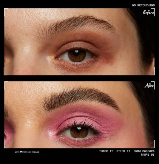 Тушь для укладки бровей «Thick It Stick It Brow Mascara», оттенок 01 Taupe