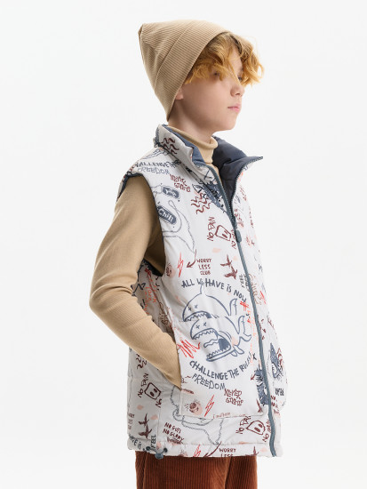 Жилет для мальчиков двусторонний