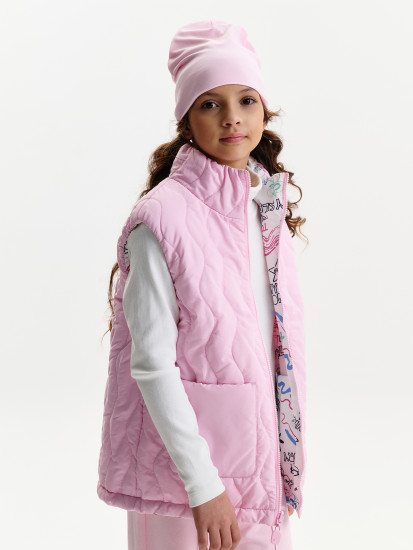 Жилет для девочек двусторонний