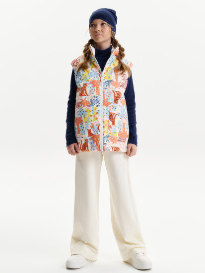 Жилет для девочек двусторонний