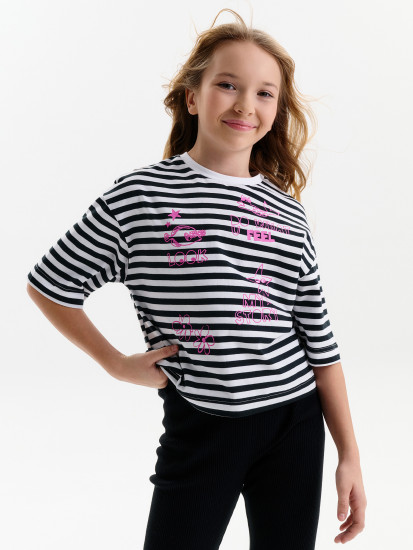 Футболка укороченная для девочек