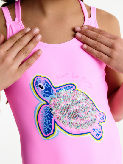 Купальник для девочек слитный