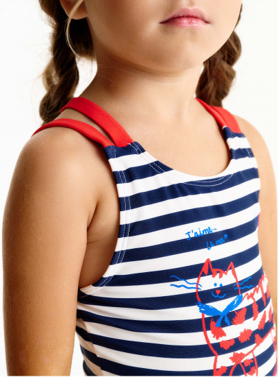 Купальник для девочек слитный