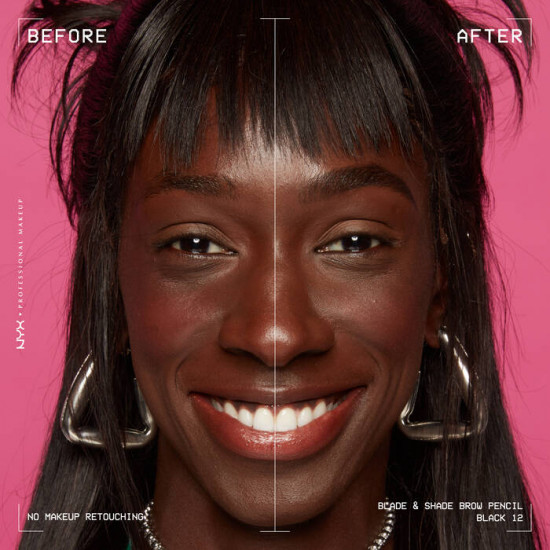 Карандаш для бровей «Blade & Shade Nano», оттенок 12 Black