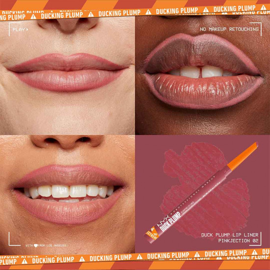 Карандаш-плампер для губ «Duck Plump Plumping Lip Liner», тон 02 Pinkjection