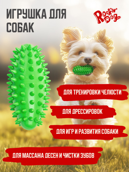 Игрушка для собак «Зелёный цеппелин»