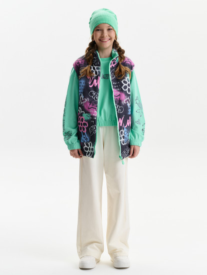 Жилет для девочек двусторонний