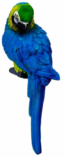 Подвесной декор из полистоуна «Синий ара»