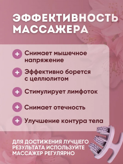 Антицеллюлитный роликовый массажер для тела